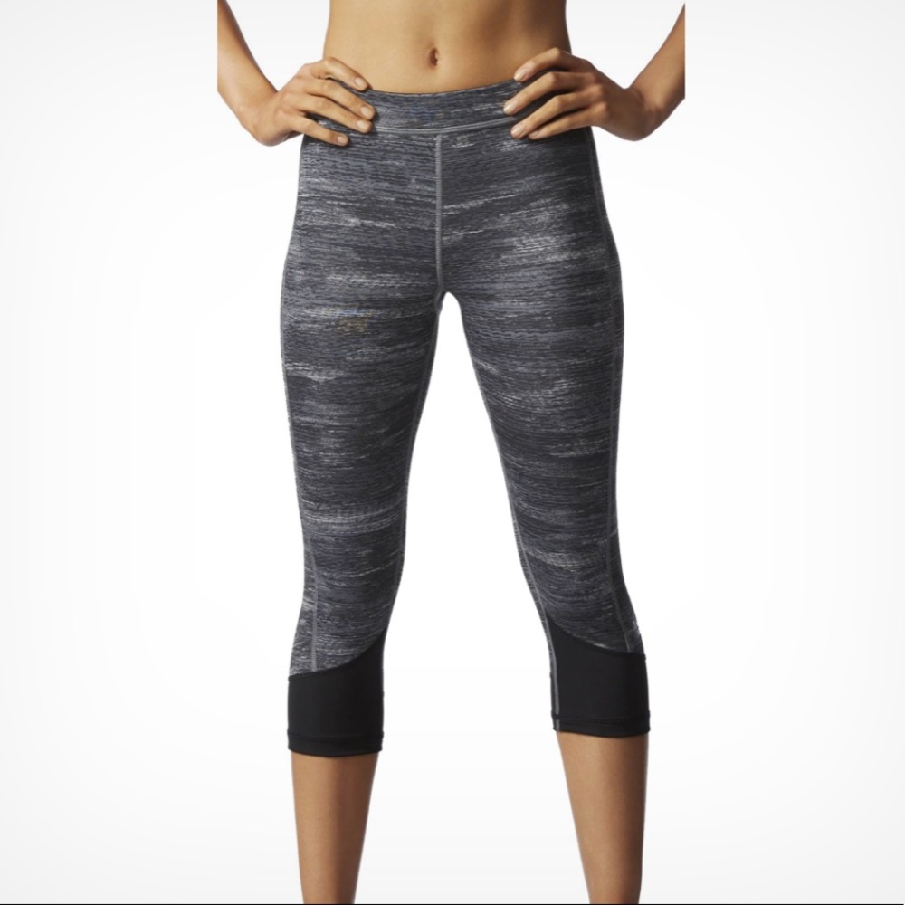 Adidas Climalite Performance Leggings in Heather Grey